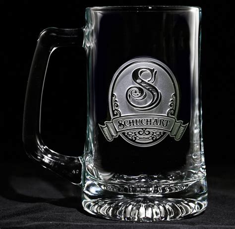 Custom Beer Mugs Engraved Personalized M8 design