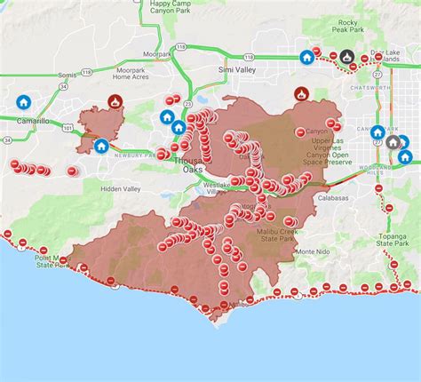 Woolsey Fire Map Cal Fire - Map