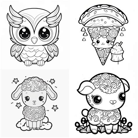 Cute Animal Coloring Pages For Girls