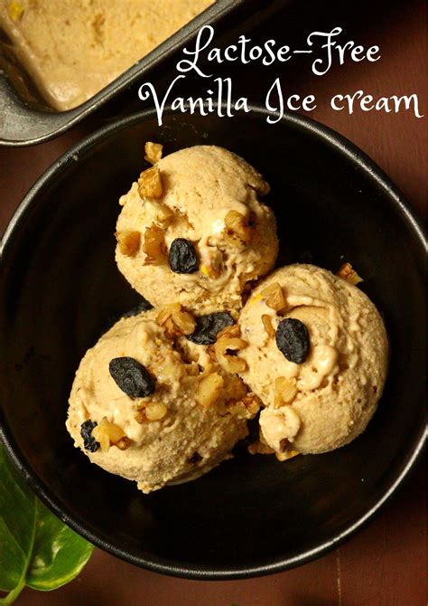 Lactose Free Ice Cream | Healthy Vanilla Ice-cream