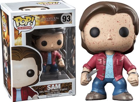 Funko Pop TV: Supernatural - Sam Blood Splatter Exclusive Vinyl Figure ...