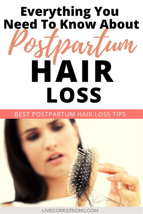 Postpartum Hair Loss: Everything You Need To Know - Live Core Strong