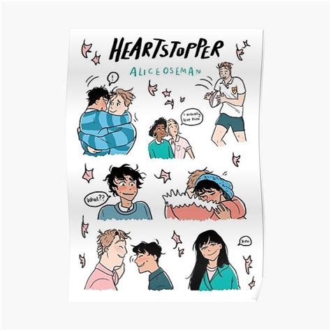 "heartstopper fanart" Poster by rafaelradean | Redbubble