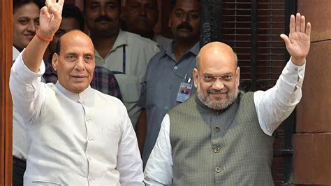 Amit Shah retains home ministry, Rajnath Singh defence - Daily Excelsior