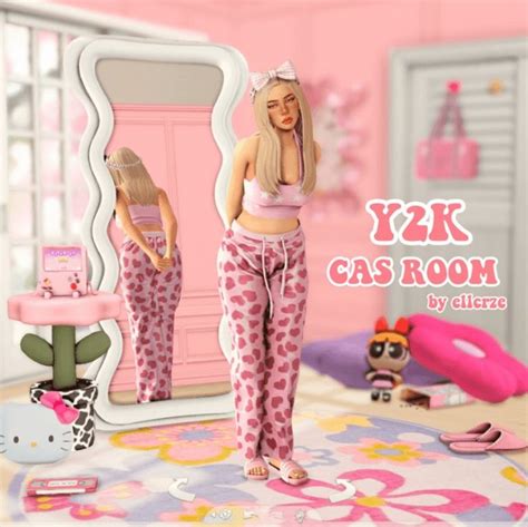 Sala Y2K CAS por ellcrze — SNOOTYSIMS in 2024 | Sims 4 cas background, Sims 4 cas, Best sims