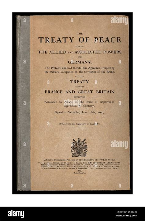 The treaty of versailles hi-res stock photography and images - Alamy