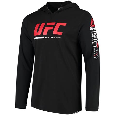 Reebok UFC Black Pullover Hoodie