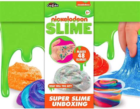 Nickelodeon Slime Super Slime Unboxing Kit Cra-Z-Art - ToyWiz