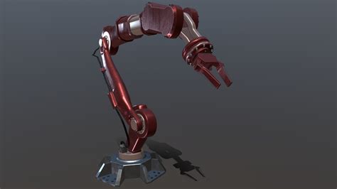 ROBOTIC ARM - Download Free 3D model by Spasevski Art (@SpasevskiArt ...