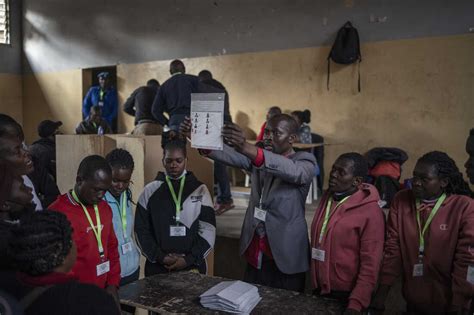 PHOTOS: Kenya holds presidential election with low turnout : The ...