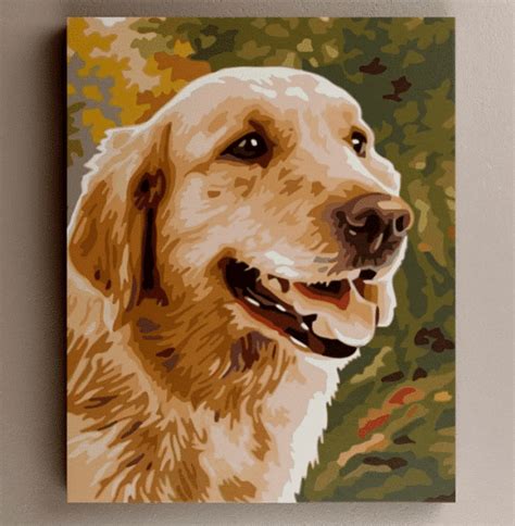 Paint by number your dog Custom paint by numbers - Numeral Paint Kit