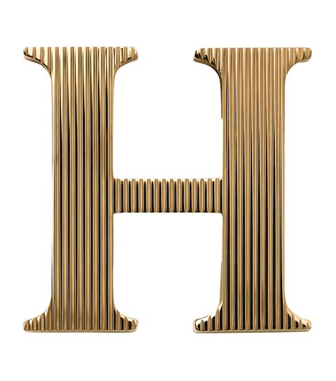 Alphabet Hand Hug Charm Letter H
