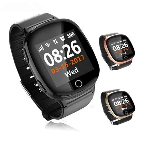 New D100 Elder Smart Heart Rate Watch GPS Tracking Watch Pedometer ...