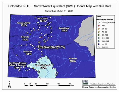 Snotel Colorado Snowpack Map | secretmuseum