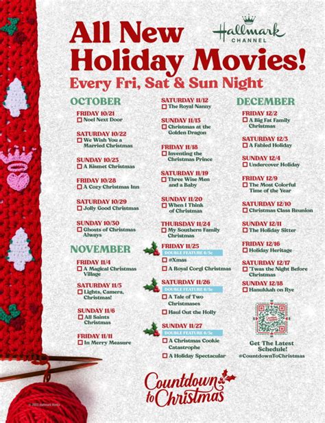 The Hallmark Christmas movie schedule for 2022 is officially here