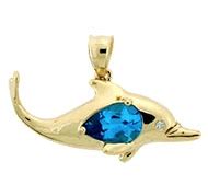 Nautical Jewelry Sterling Silver Mermaid Ring with Blue Topaz - Churchwell's Jewelers