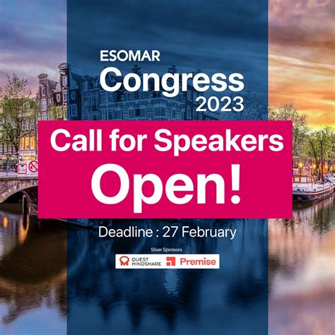 Congress 2023 Call for Speakers now open and theme announced!