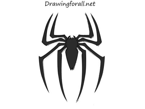 How to Draw Spider-Man Logo