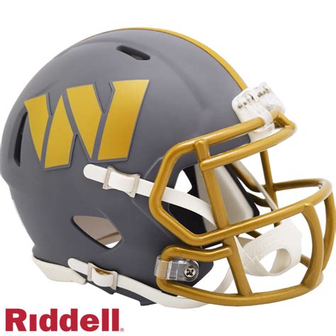 Washington Commanders Helmet Riddell Replica Mini Speed Style Slate ...