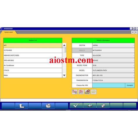 MUT-III Mitsubishi Diagnostic Software - Aiostm-All Data Repair Car Truck