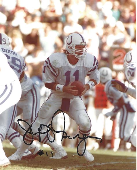 Autographed Jeff George Picture - QB- #11 COLTS 1st Overall Pick in ...