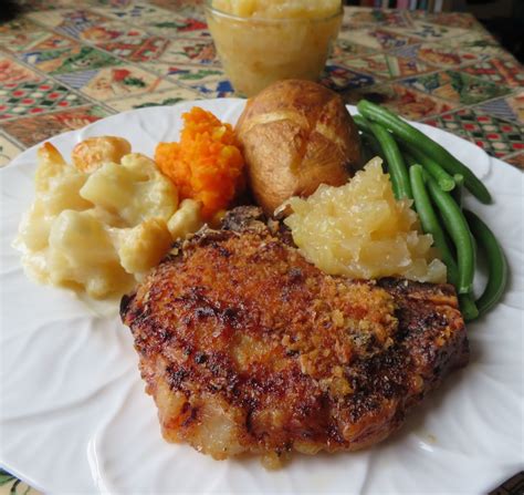 Pork Chops & Applesauce | The English Kitchen