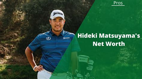 Hideki Matsuyama's Net Worth: Earnings & Endorsements