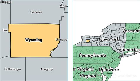 Wyoming County, New York / Map of Wyoming County, NY / Where is Wyoming ...