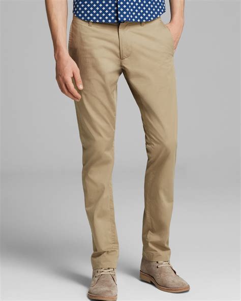 slim fit khaki pants for men - Pi Pants