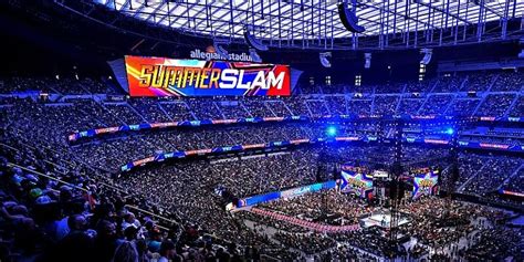 WWE Breaks SummerSlam Indoor Attendance Record at Allegiant Stadium