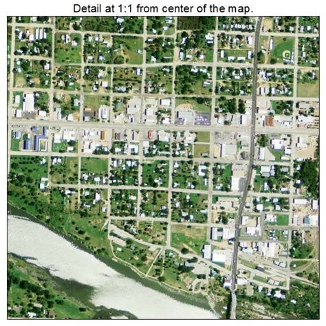 Aerial Photography Map of Llano, TX Texas