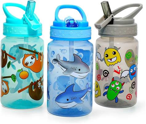 Amazon.com: kids water bottles with straw