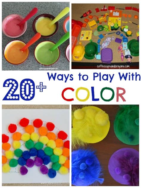 20+ Color Activities for Kids - Coffee Cups and Crayons