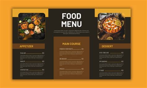 Design food menu, restaurant flyer, or poster and instagram ads by Mdsiam749 | Fiverr