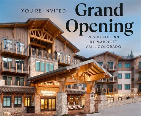 Grand Opening Residence Inn Vail