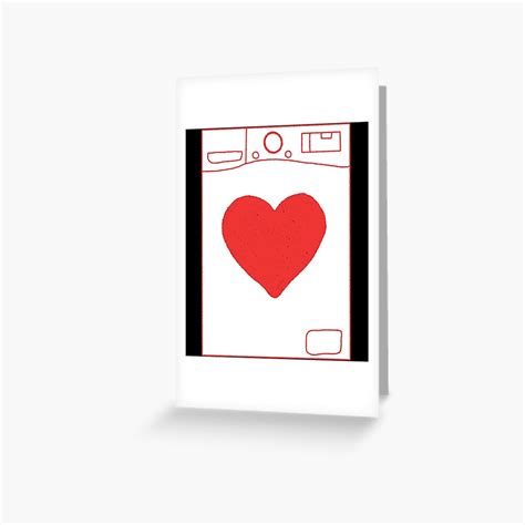 "Washing Machine Heart Mitski Sticker" Greeting Card by sheldvale8 ...