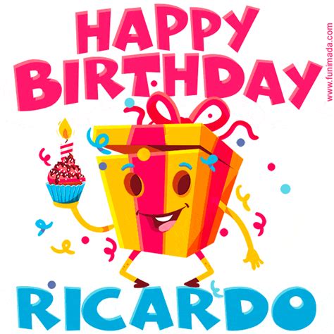 Happy Birthday Ricardo GIFs - Download on Funimada.com