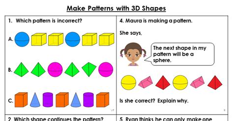 Year 2 Make Patterns with 3D Shapes Lesson – Classroom Secrets ...