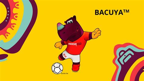 Bacuya the rhino bounds in as Official Mascot of 2023 FIFA U-20 World Cup - Indonesia!