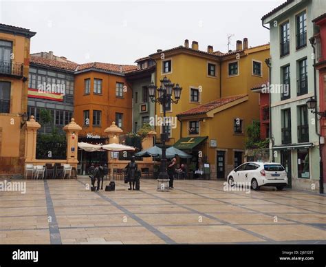 Oviedo, capital of Asturias, with a beautiful old town. Spain Stock Photo - Alamy