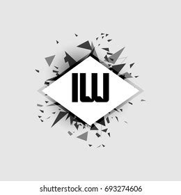 Iw Logo Stock Vector (Royalty Free) 693274606 | Shutterstock