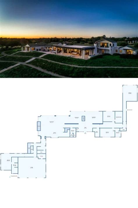 5-Bedroom Custom Luxury Modern Ranch Style Estate (6,574 Sq. Ft. Floor Plan)