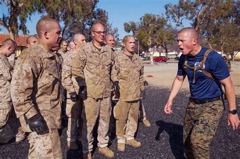 Sgt Kristopher Scheuer with Mike Company, 3rd Recruit Training ...