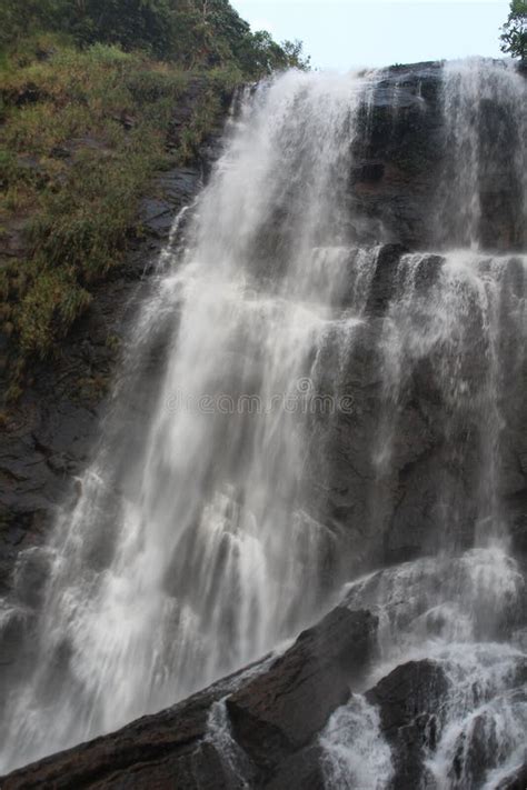 Water Falls, Hebbe Falls, Chikmagalur, Karnataka Stock Image - Image of ...