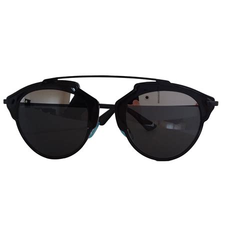 Christian Dior Sunglasses Black Plastic ref.63438 - Joli Closet