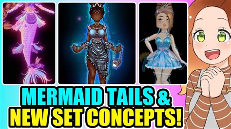 [CONCEPT] REDESIGNED MERMAID TAILS & QUEEN OF THE BUTTERFLIES SET IDEAS ...