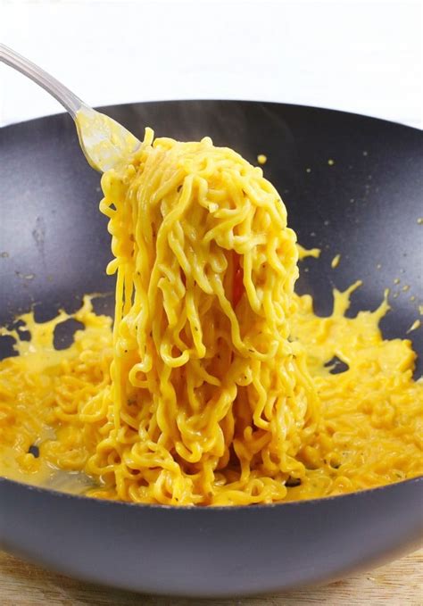 Cheddar cheese ramen noodles recipe