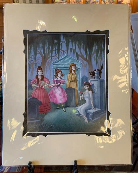 Disneyland Haunted Mansion 50th anniversary Haunted Ladies Print Larry ...