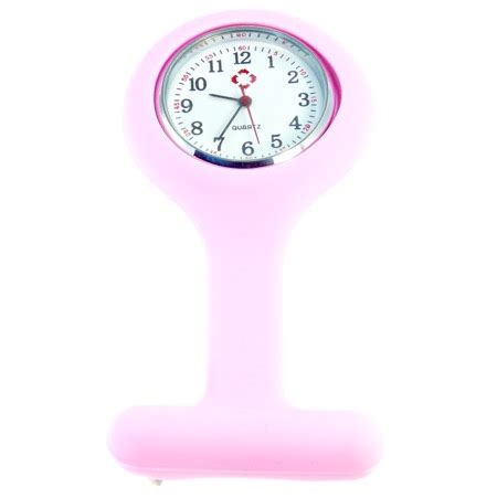 Silicone Gel Nurse Fob Watch | Pink - Nurses Watch Australia