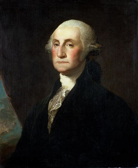 Portrait Of George Washington Painting by Gilbert Stuart